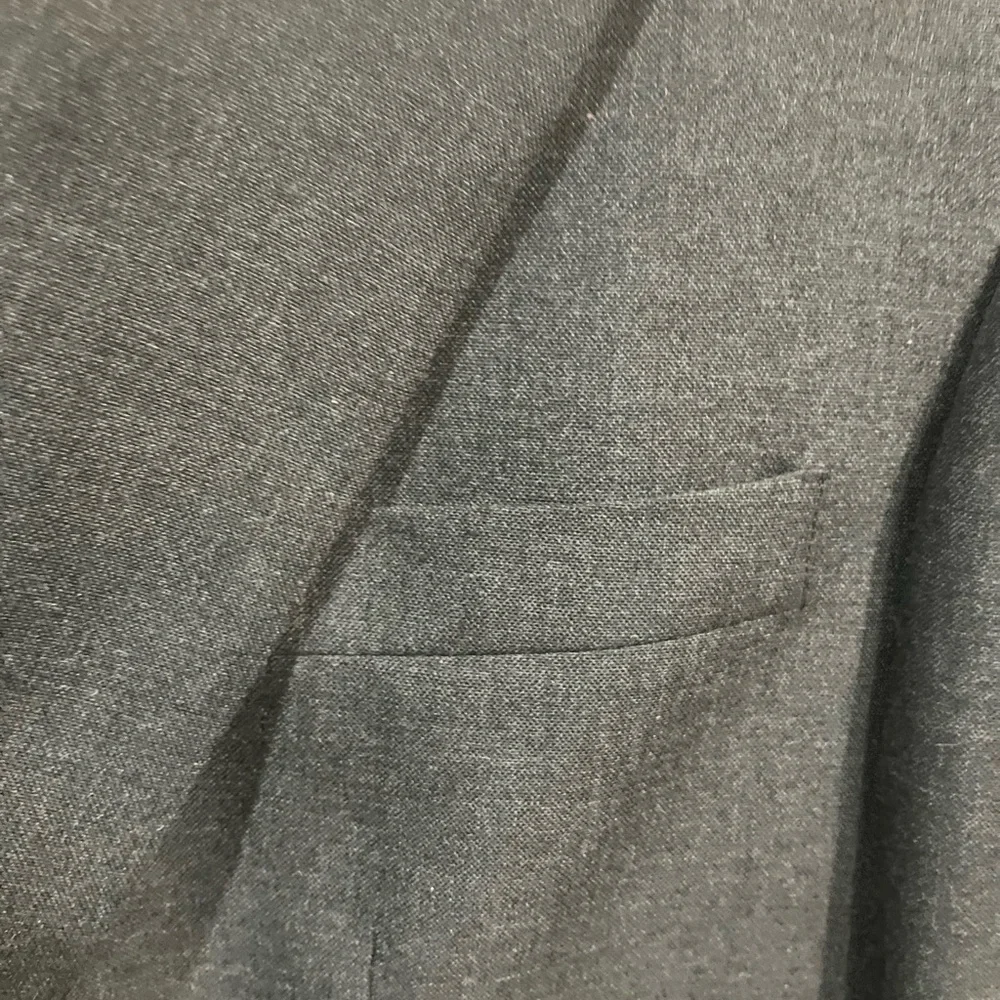 Stafford Mens Charcoal Gray Two Button Notch Lapel Blazer Sport Coat‎ Jacket 42L